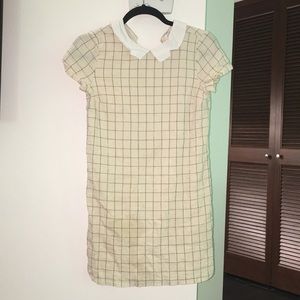 collared checker dress